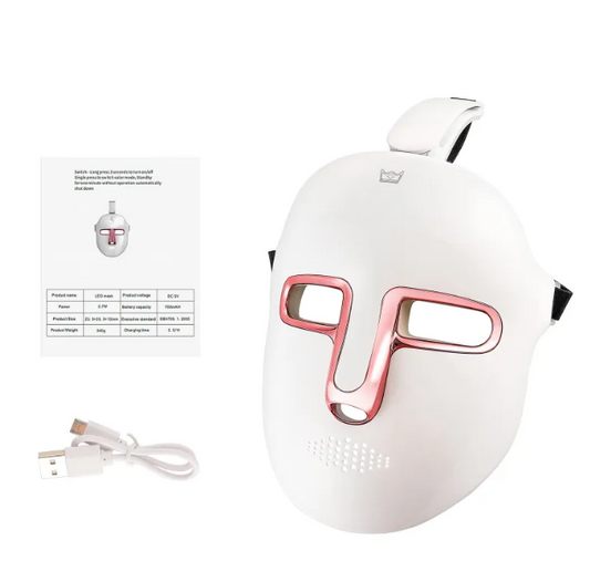 7-Color LED Light Therapy Facial Mask